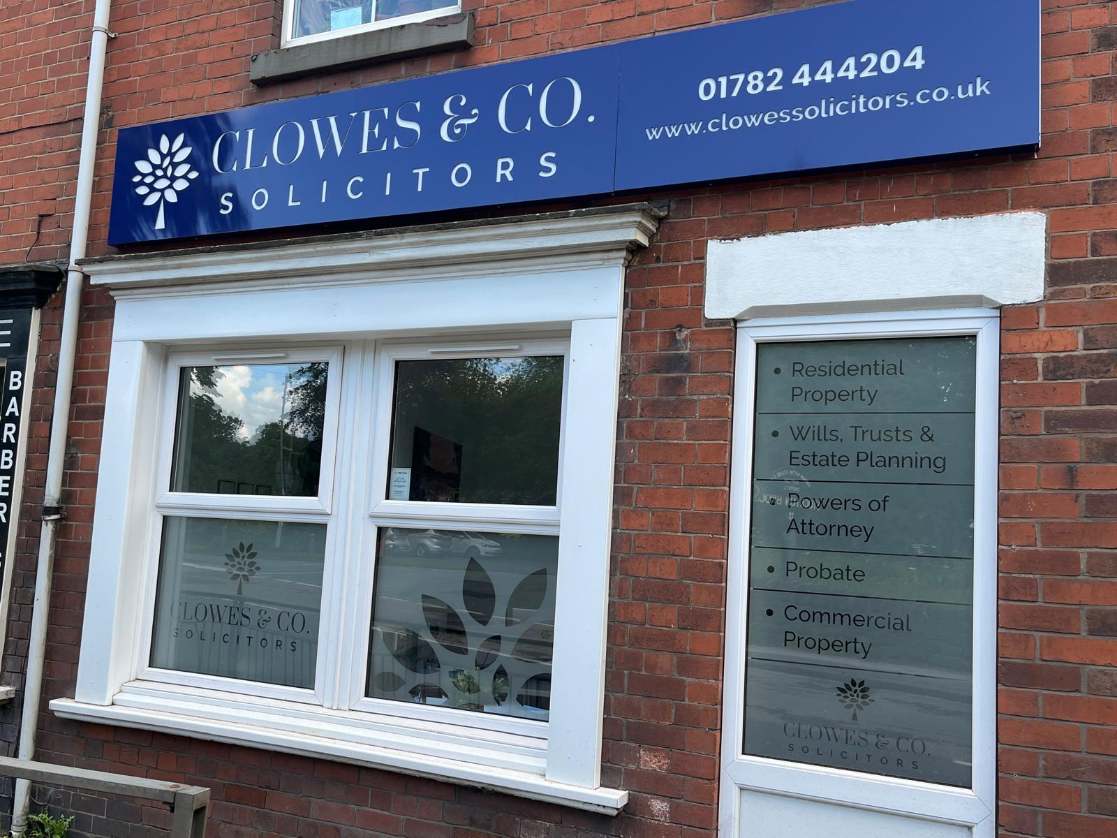 Clowes & Co Solicitors Office Signs and Graphics