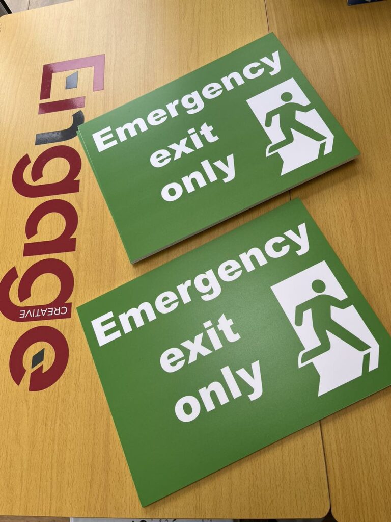 High Quality Durable Emergency Exit Sign