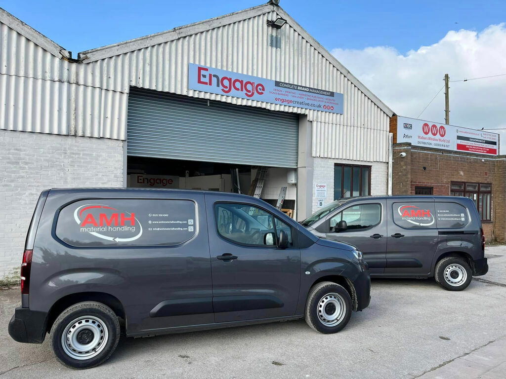 Vehicle Livery Citroen Berlingo design and install from Engage Creative, l Stoke on Trent