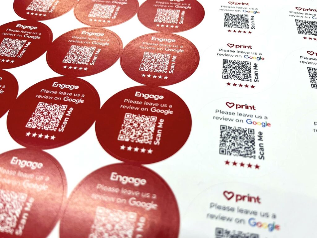 High Quality Contour Cut Stickers on Engage Creative Printer