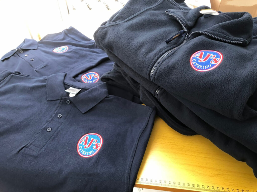 Embroidery Branded garments custom workwear printed by Engage Creative - Stoke on Trent