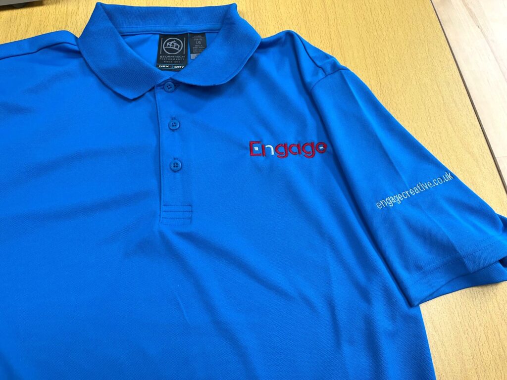 Branded garments custom workwear printed by Engage Creative - Stoke on Trent