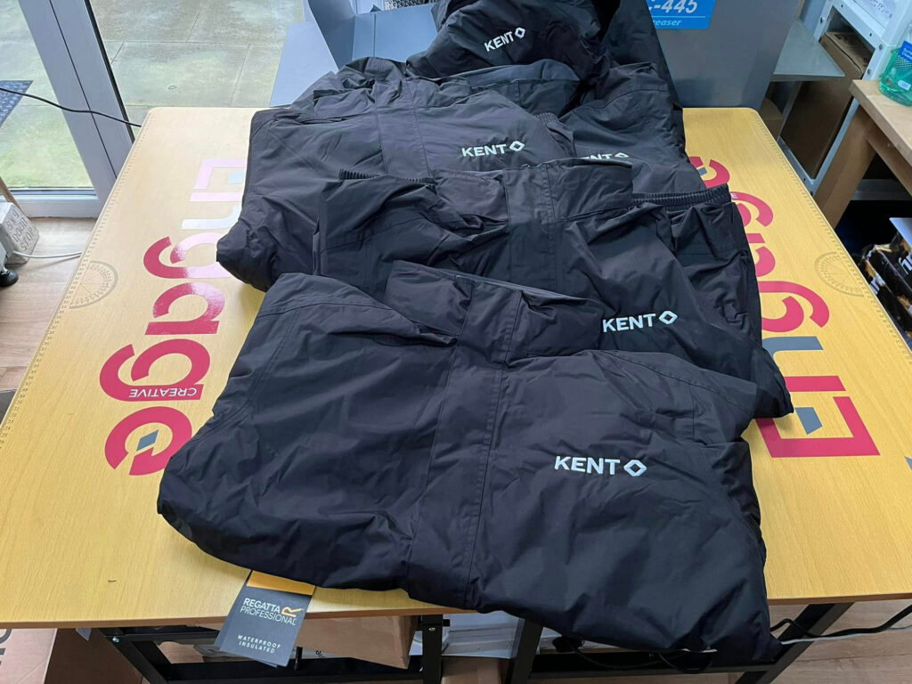 Custom Embroidered Coats and Jackets, by Engage Creative, Stoke on Trent