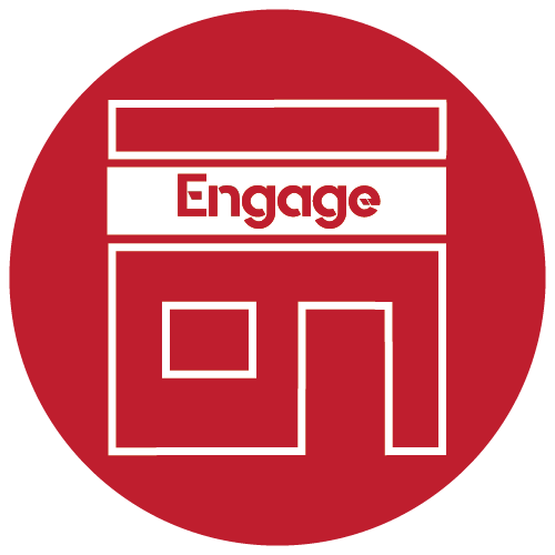 Engage creative fascia signs icon