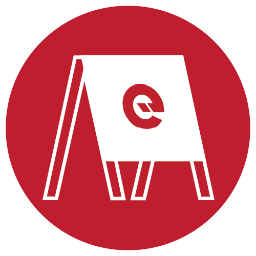 Engage creative branded signage icon