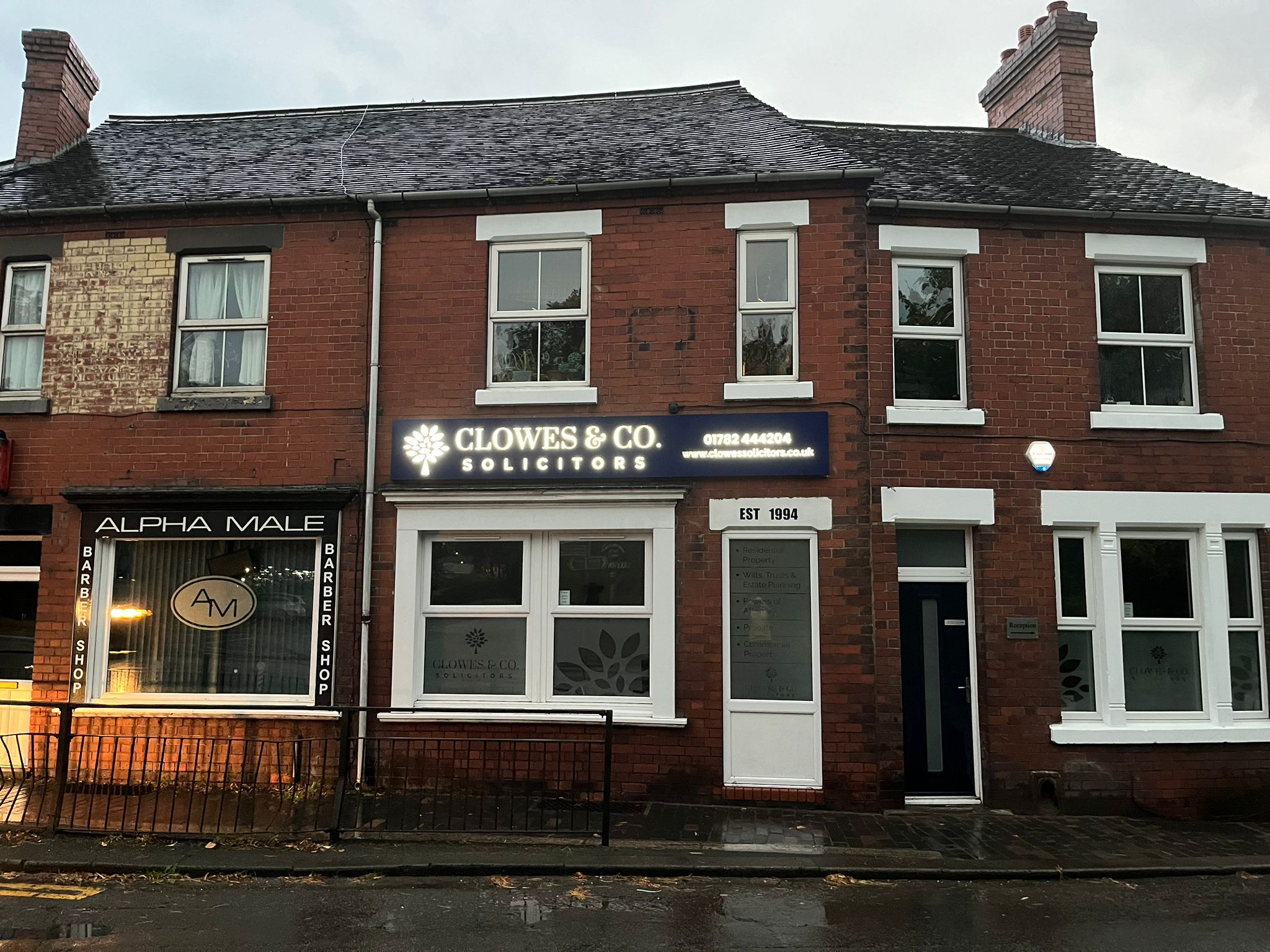 Illuminated tray signs - design, fabrication and install from Engage Creative, l Stoke on Trent