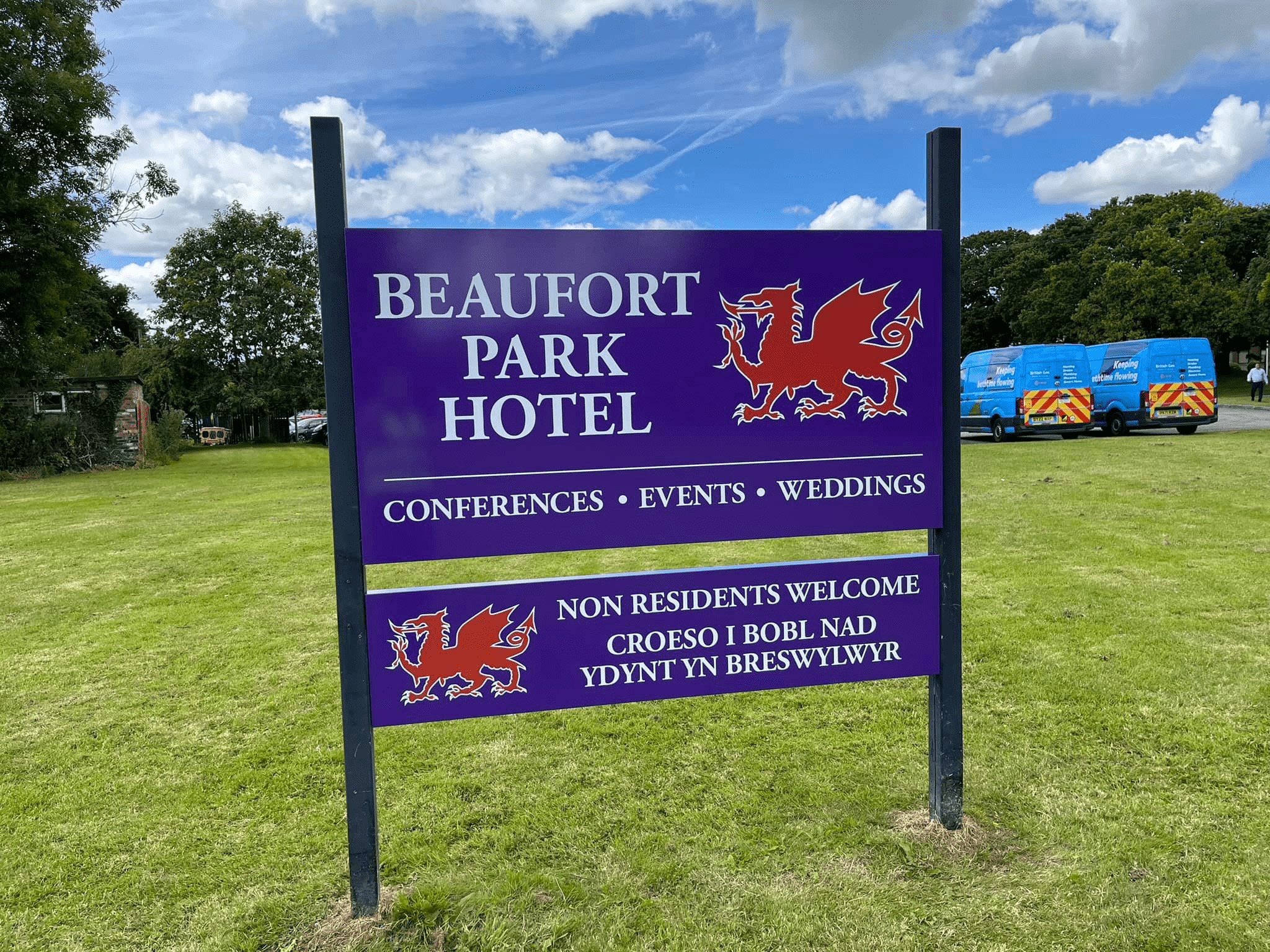 Signage Hotel - design, fabrication and install from Engage Creative, l Stoke on Trent