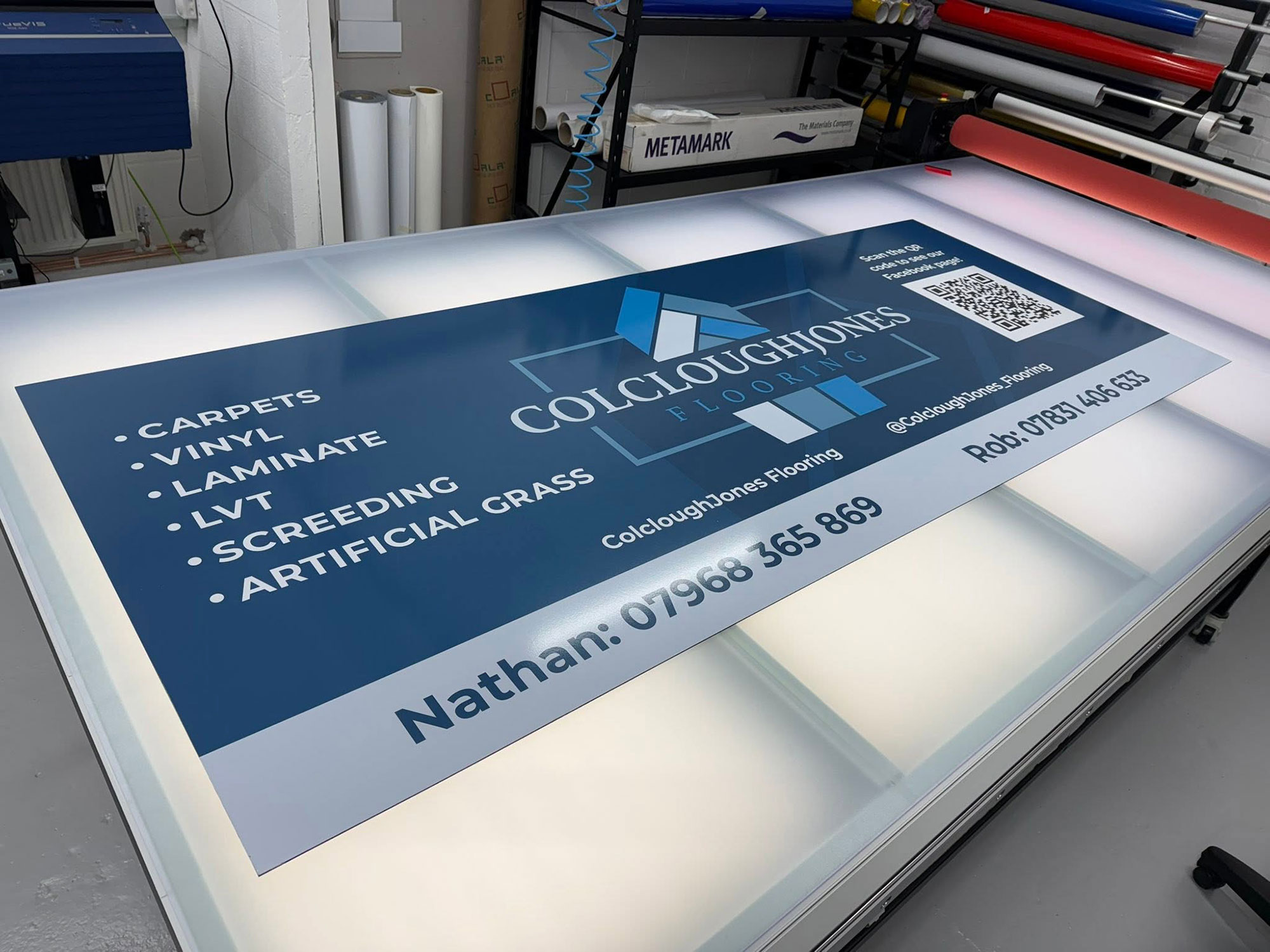 Sports signage advertising - by Engage Creative - Stoke-on-Trent