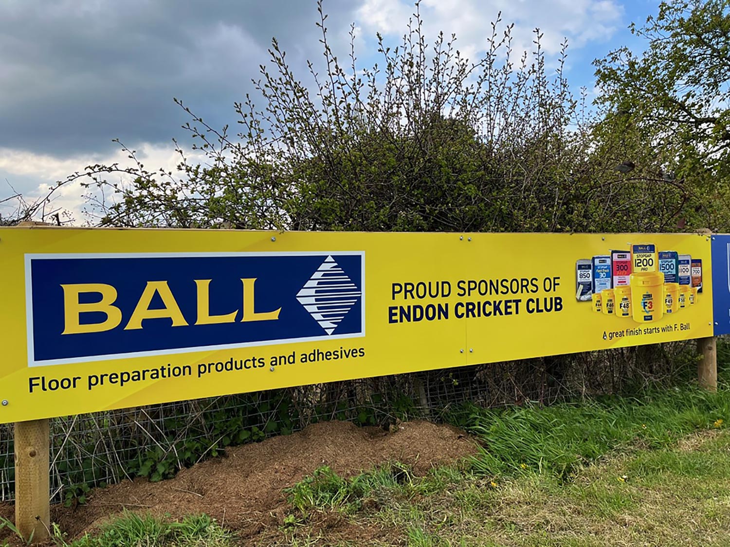 Sports signage advertising - by Engage Creative - Stoke-on-Trent
