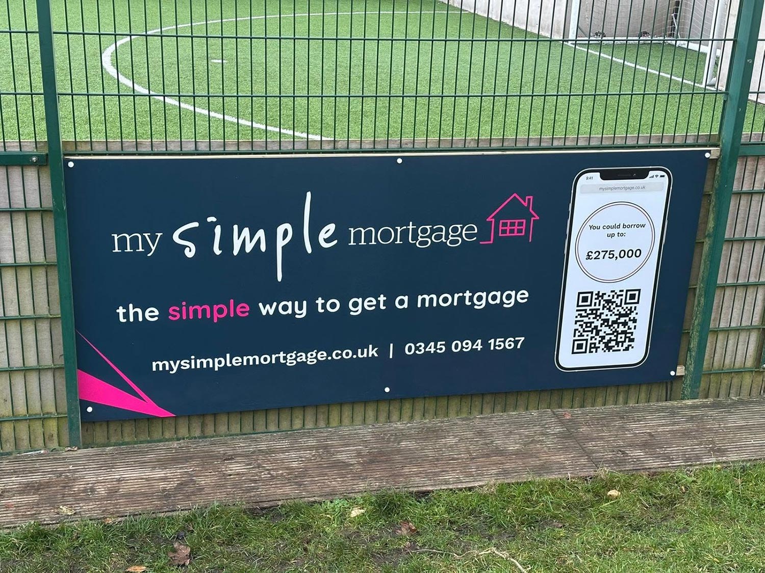 Sports signage advertising - by Engage Creative - Stoke-on-Trent