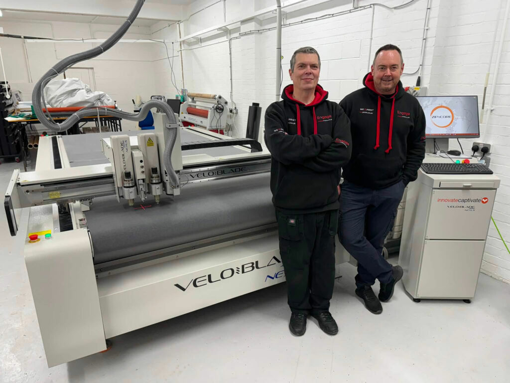 The team and the Veloblade - Engage Creative | Stoke-on-Trent